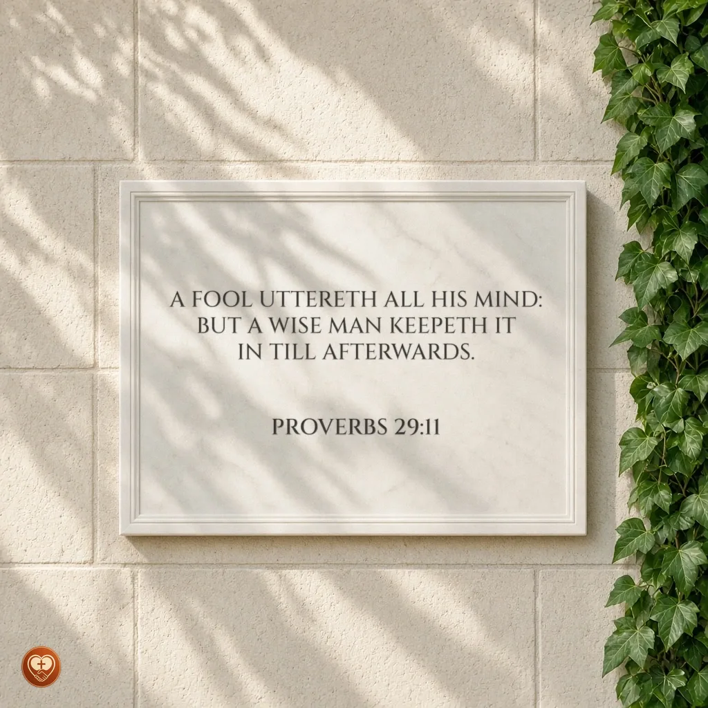 Proverbs 29:11